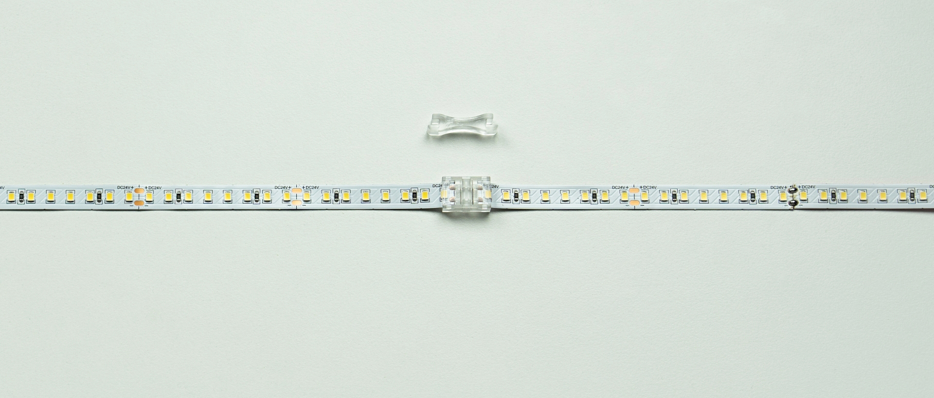 Disconnecting LED strips using a connector opener